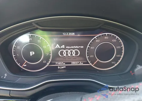 2018 Audi A4 2.0T Premium/2.0T Tech Premium z USA, uszkodzony, nr VIN WAUENAF42JA151812